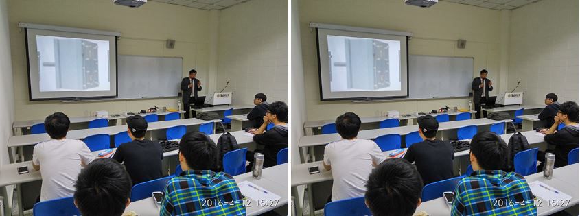 本公司徐總經理與林副總為台北科技大學製造科技所之碩博士生指導與分享